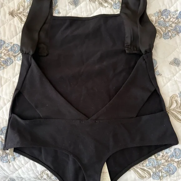 Free people black halter bodysuit BWNT - Picture 2 of 3